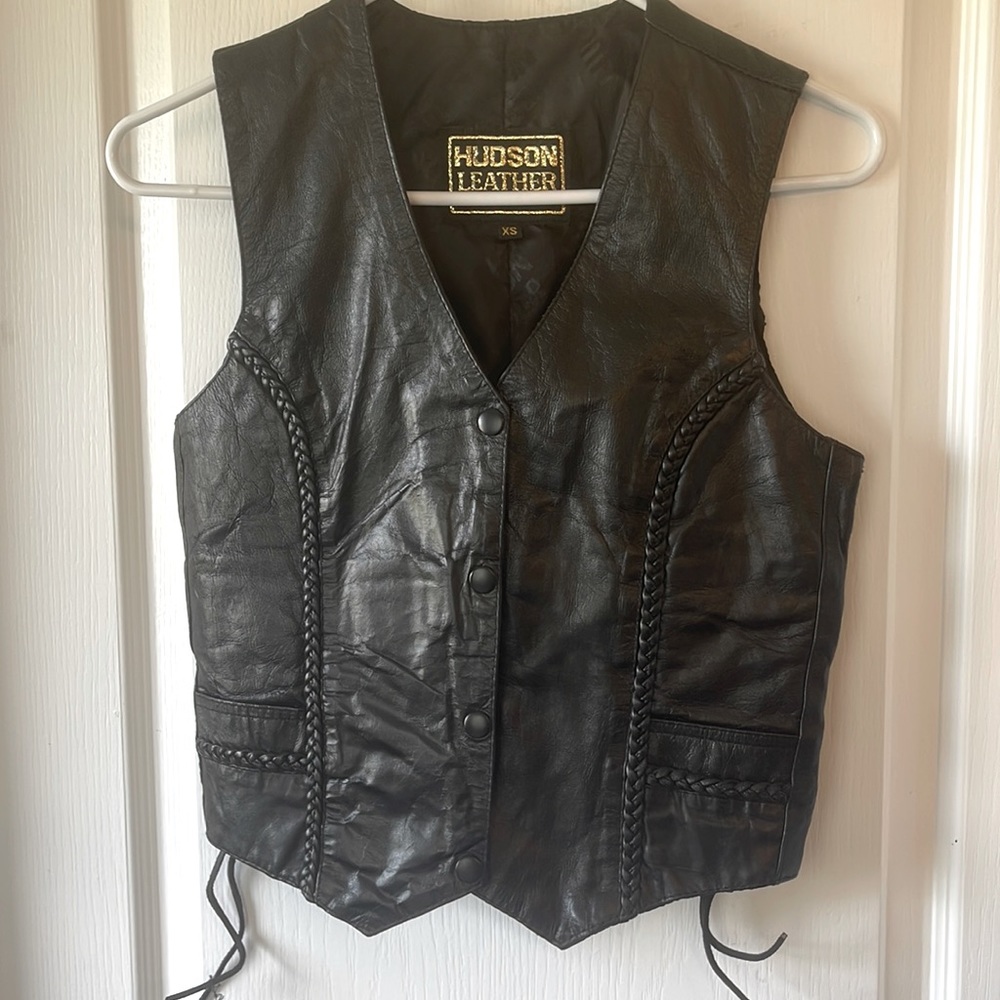 XS Hudson Leather Vest